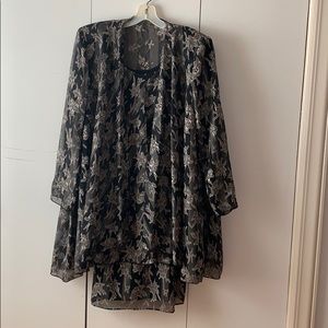 Tank dress with jacket